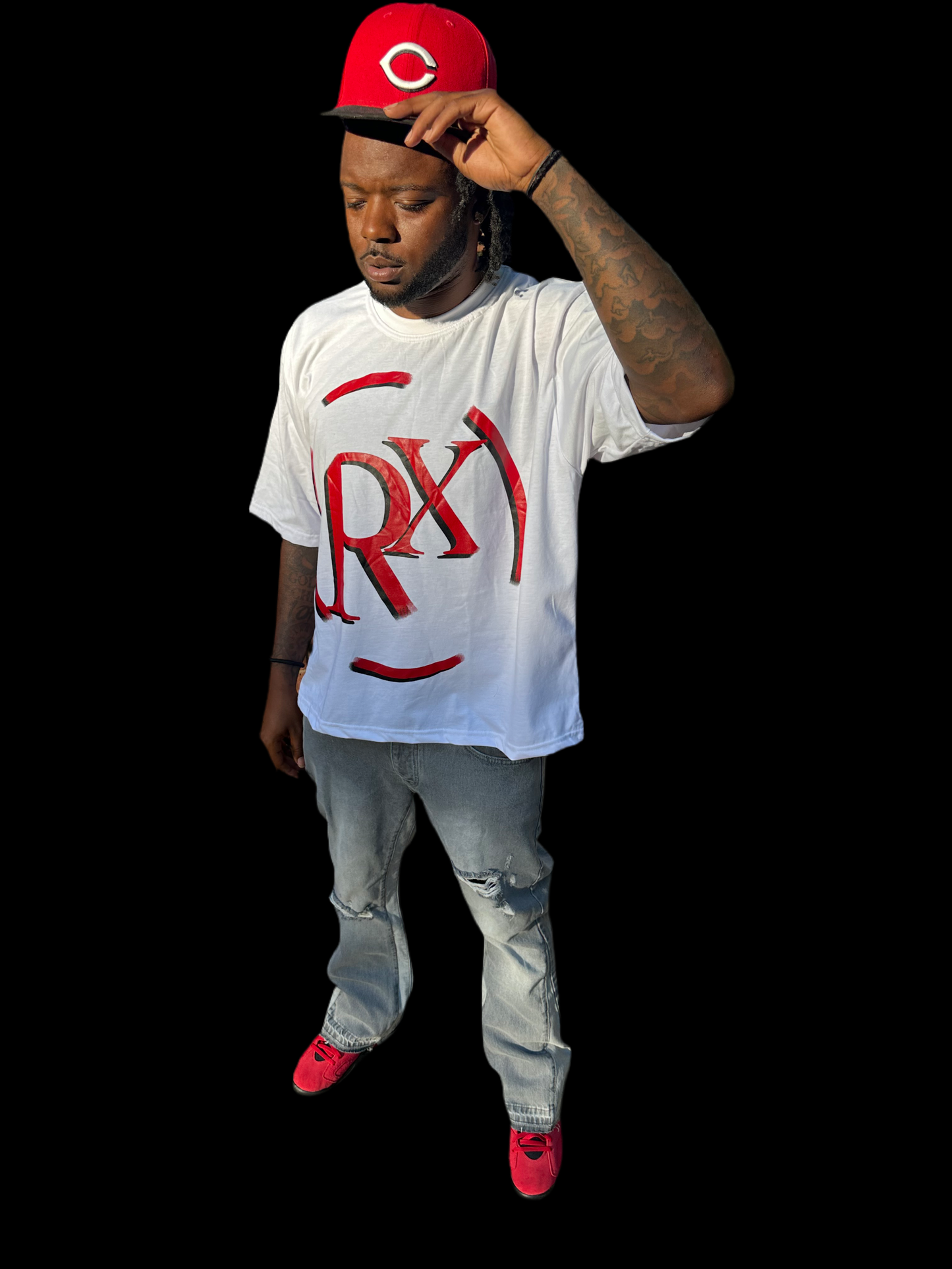 RX Tshirt White/Red